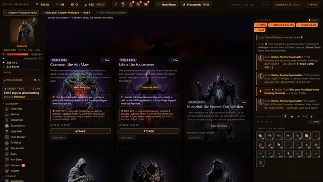 World boss stages