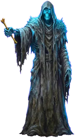 Frostgebundener Knochenherr